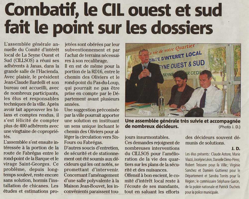 Assemblée générale CILLSOS