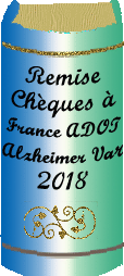 remise chèques France ADOT et Var Alzheimer